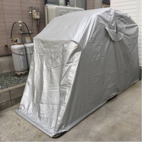 バイクバーン バイクガレージ 簡易ガレージ バイクカバー 収納 バイク収納 Dutyjapan株式会社製 カバー 売買されたオークション情報 Yahooの商品情報をアーカイブ公開 オークファン Aucfan Com