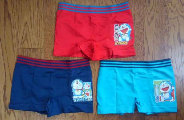 ドラえもんのボクサーパンツ３枚セット 6 7歳向け F 1 115 124cm 売買されたオークション情報 Yahooの商品情報をアーカイブ公開 オークファン Aucfan Com