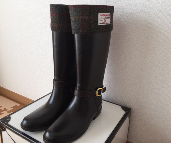 しまむら ハリスツイード 長靴 レインブーツ 濃茶 M 23cm 長靴 レインシューズ 売買されたオークション情報 Yahooの商品情報をアーカイブ公開 オークファン Aucfan Com