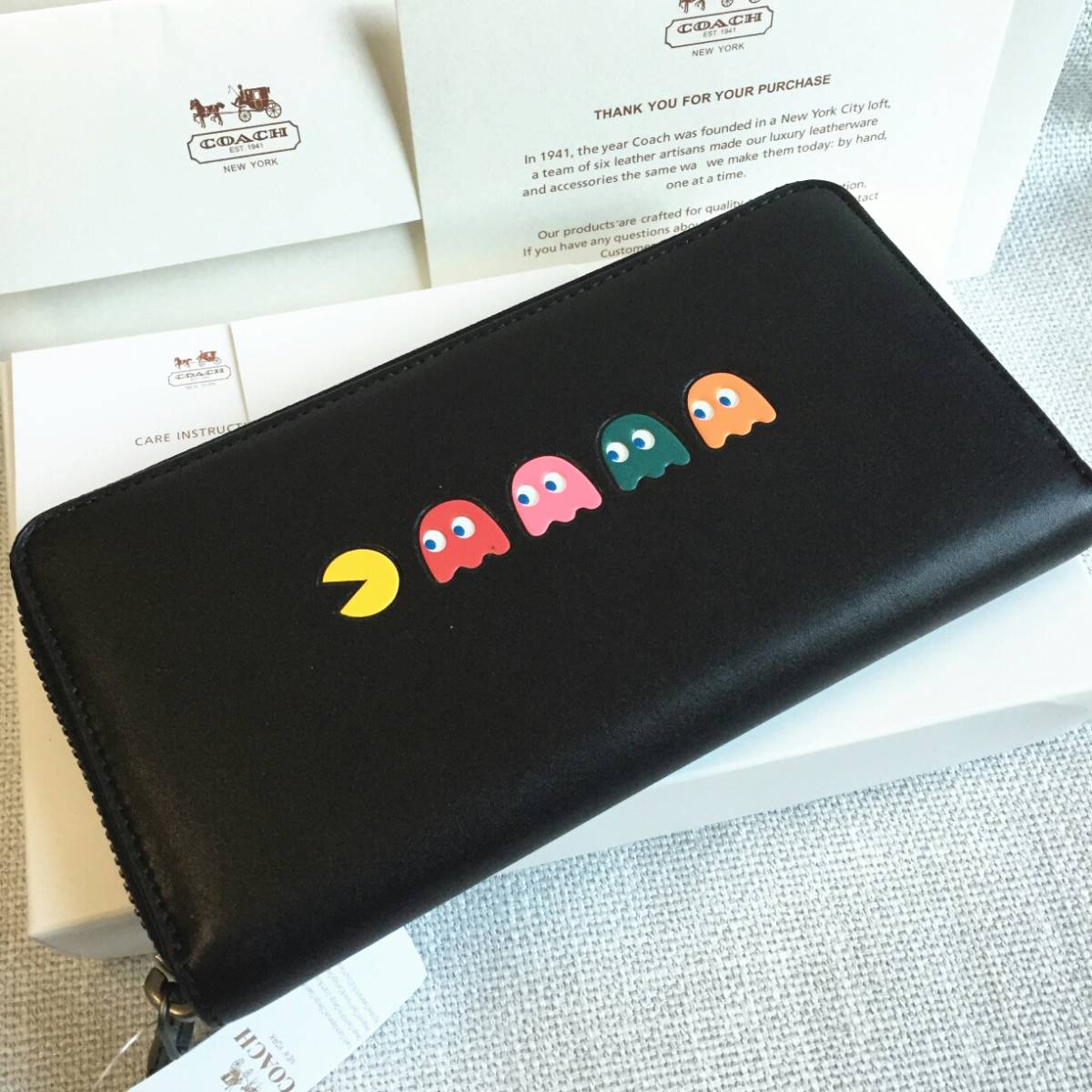 コーチ財布 Coach 長財布 F パックマンコラボ メンズ アウトレット品 女性用財布 売買されたオークション情報 Yahooの商品情報をアーカイブ公開 オークファン Aucfan Com