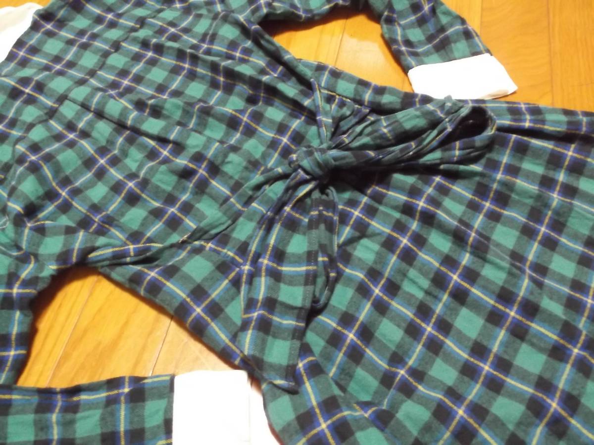 S レピピアルマリオ 長袖チェックシャツワンピース 小学生中学生 ブランド二コラニコプチjsガール 150 145 154cm 売買されたオークション情報 Yahooの商品情報をアーカイブ公開 オークファン Aucfan Com