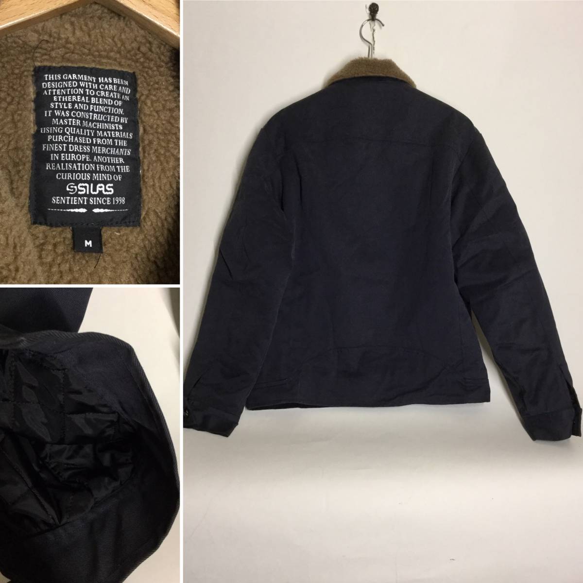 Silas 裏ボア ジャケット M デッキジャケット ネイビー 紺 ストリート系 ジャンパー ブルゾン 売買されたオークション情報 Yahooの商品情報をアーカイブ公開 オークファン Aucfan Com