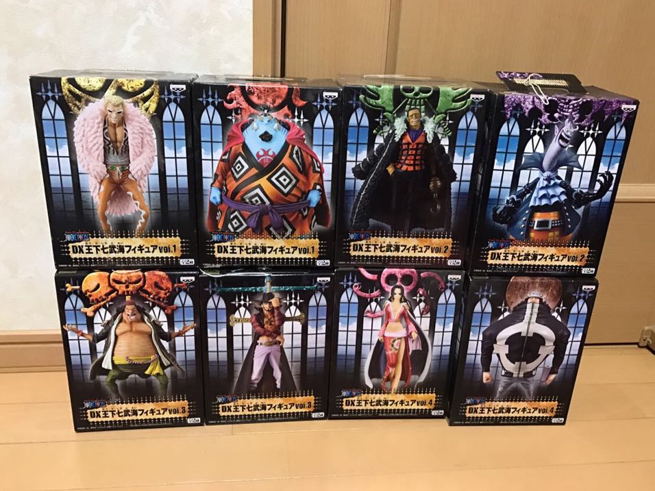 ワンピース 王下七武海 Dx フィギュア 8種 Dxf コレクタブル くま ドフラミンゴ モリア ミホーク ジンベエ ティーチ クロコダイル ボア ハンコック 売買されたオークション情報 Yahooの商品情報をアーカイブ公開 オークファン Aucfan Com