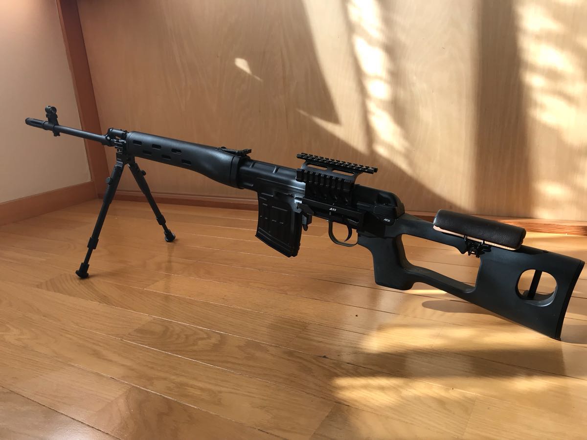 ドラグノフ Svd クラウンモデル エアコッキングガン スナイパーライフル スコープ Vsr 10 エアガン 売買されたオークション情報 Yahooの商品情報をアーカイブ公開 オークファン Aucfan Com