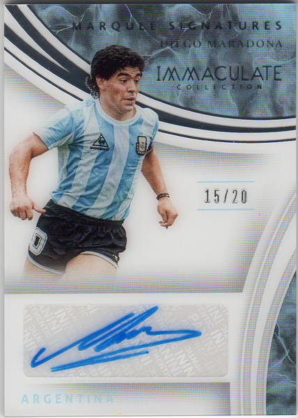 Diego Maradona 17 Panini Immaculate Marquee Signatures Auto 枚限定 15 ディエゴ マラドーナ 直筆サインカード シングルカード 売買されたオークション情報 Yahooの商品情報をアーカイブ公開 オークファン Aucfan Com