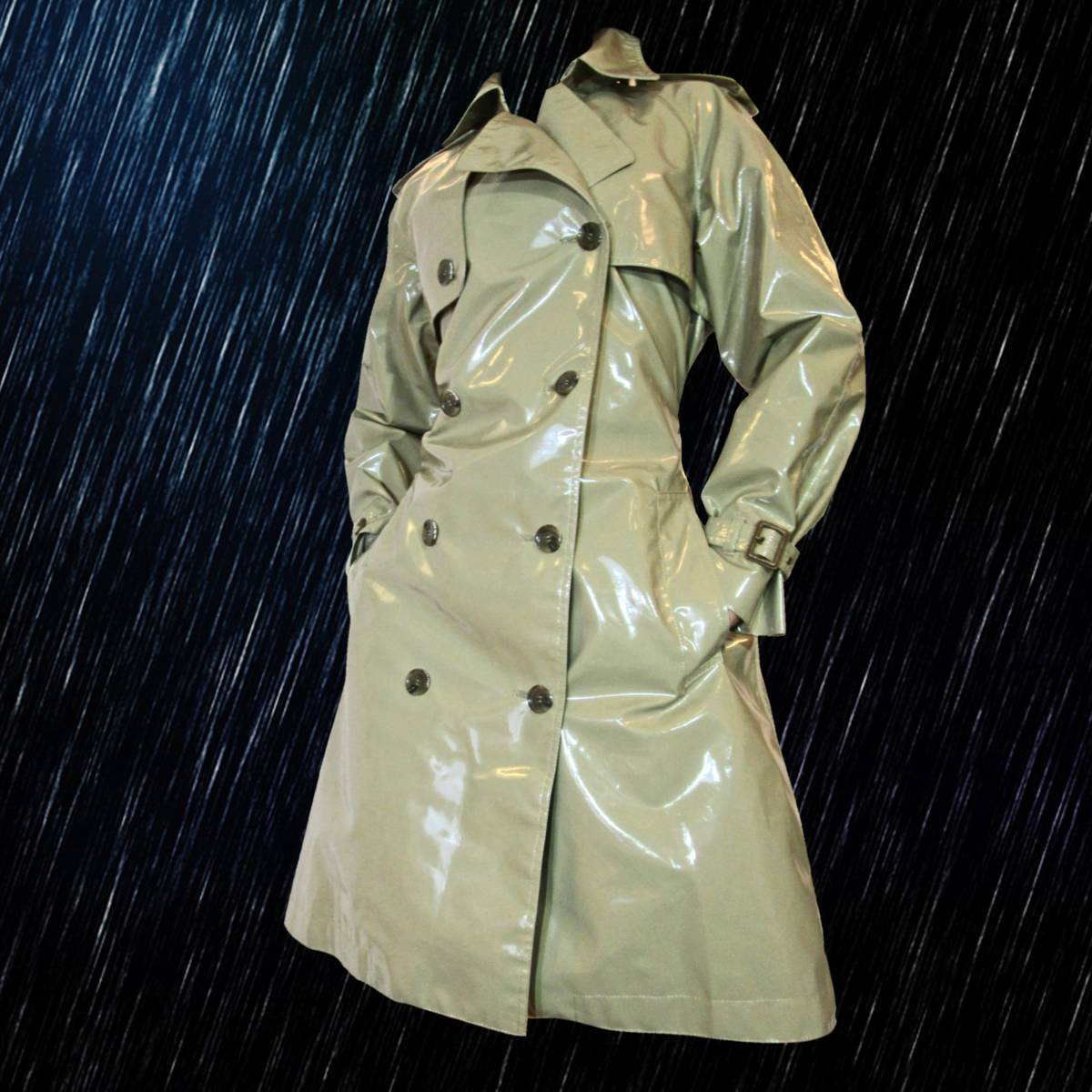 ジャンポールゴルチェ アダルトカラー レディース レインコート エナメルトレンチコート ジャケット 上着 売買されたオークション情報 Yahooの商品情報をアーカイブ公開 オークファン Aucfan Com