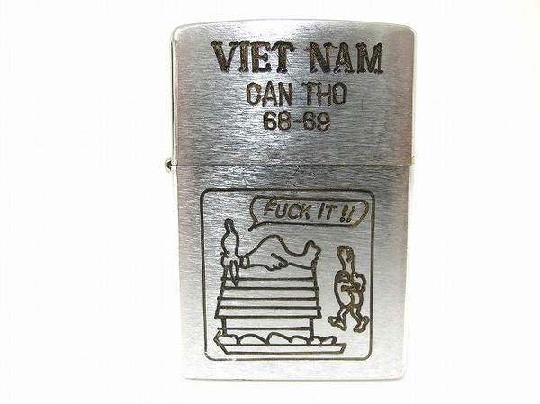 1円 Zippo ジッポー ベトナム Vietnam スヌーピー Fuck It 1968 O Zippo 売買されたオークション情報 Yahooの商品情報をアーカイブ公開 オークファン Aucfan Com