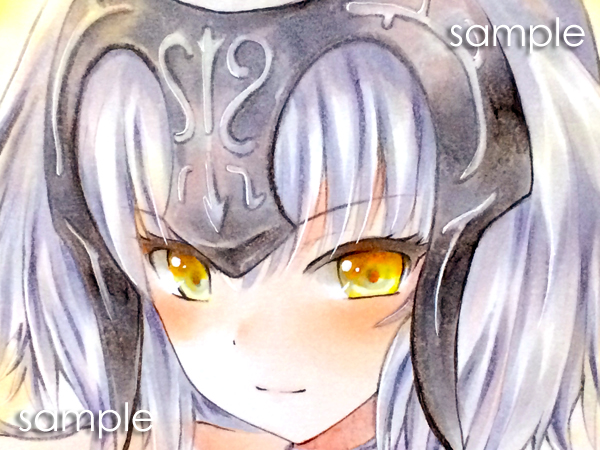 同人手描きイラスト 色紙 Fate Grand Order Fgo ジャンヌ オルタ 手描きイラスト 売買されたオークション情報 Yahooの商品情報をアーカイブ公開 オークファン Aucfan Com