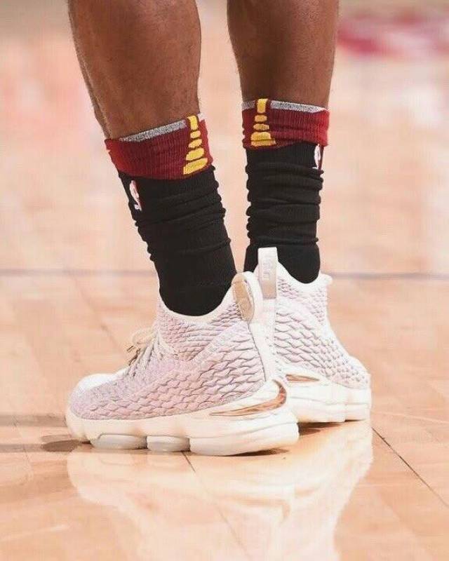 lebron 15 performance kith rose gold