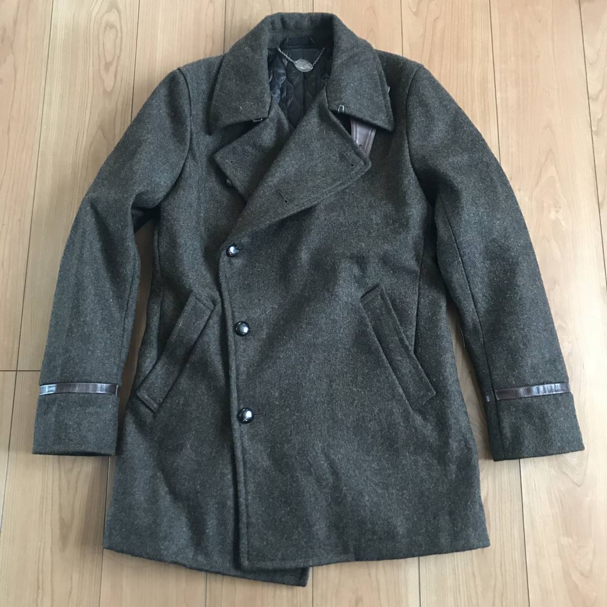 ハーフコート Peacoat Vadel Pコート ウールコート ピーコート Junhashimoto Wjk チェスターコート メンズコート トレンチ コート ジーンズ 売買されたオークション情報 Yahooの商品情報をアーカイブ公開 オークファン Aucfan Com