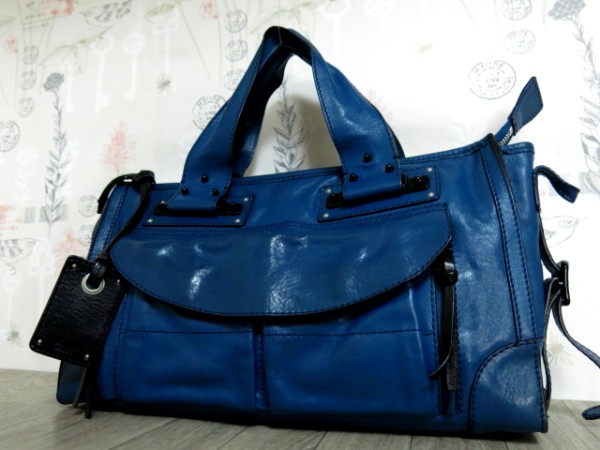 クロエ メンズ レザー 革 トート バッグ B5 Ok 青 ブルー 黒 ブラック かっこいい ポケットが多い Chlo かばん バッグ 売買されたオークション情報 Yahooの商品情報をアーカイブ公開 オークファン Aucfan Com