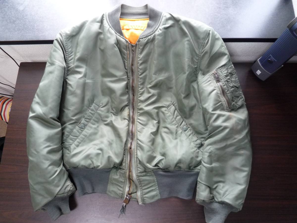 良品 1965年 Ma 1 フライトジャケット フルオリジナル ヴィンテージ実物 79d Mサイズ 売買されたオークション情報 Yahooの商品情報をアーカイブ公開 オークファン Aucfan Com