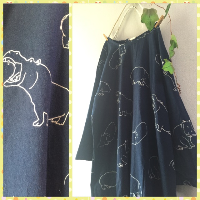 タグ付き 個性的 カバ柄コットンワンピース 北欧 ナチュラル森ガール系 ゆったり インド綿 ネル素材起毛バルーン Mサイズ 売買されたオークション情報 Yahooの商品情報をアーカイブ公開 オークファン Aucfan Com