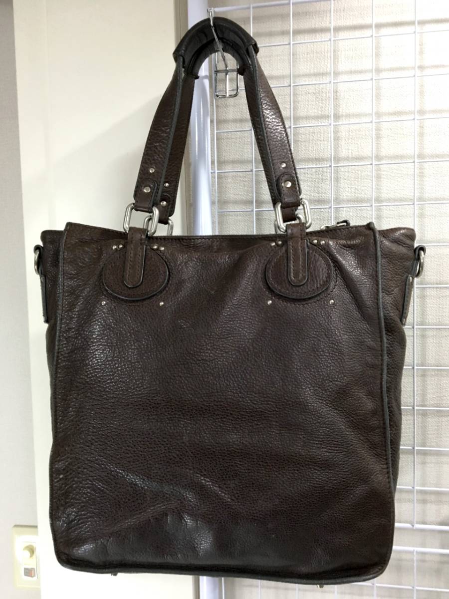 77yd Chloe クロエ レザー メンズ ビジネスバッグ トートバッグ ショルダーバッグ レザー バッグ バック 送料格安300円 かばん バッグ 売買されたオークション情報 Yahooの商品情報をアーカイブ公開 オークファン Aucfan Com