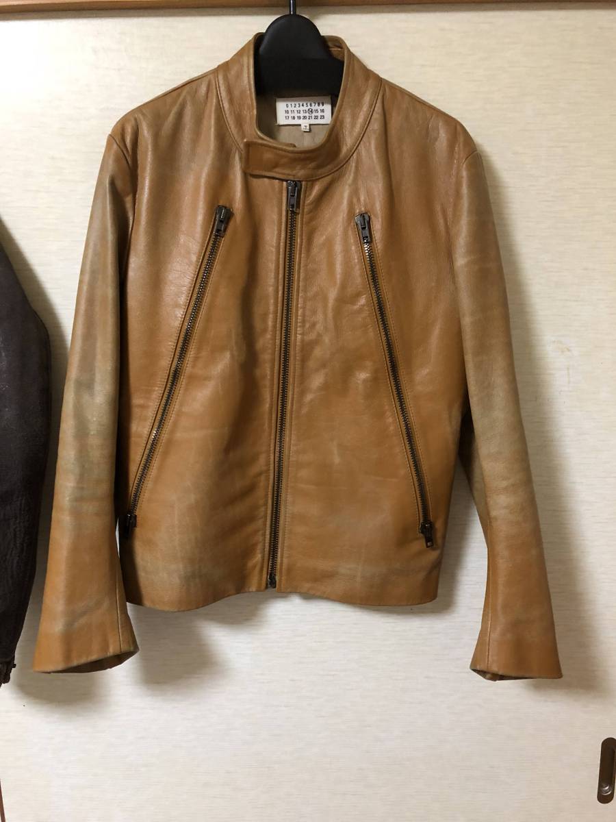 マルジェラ レザーライダース キャメル44 アーティザナル 伊勢丹メンズ限定色 国内正規品 ジャンパー ブルゾン 売買されたオークション情報 Yahooの商品情報をアーカイブ公開 オークファン Aucfan Com
