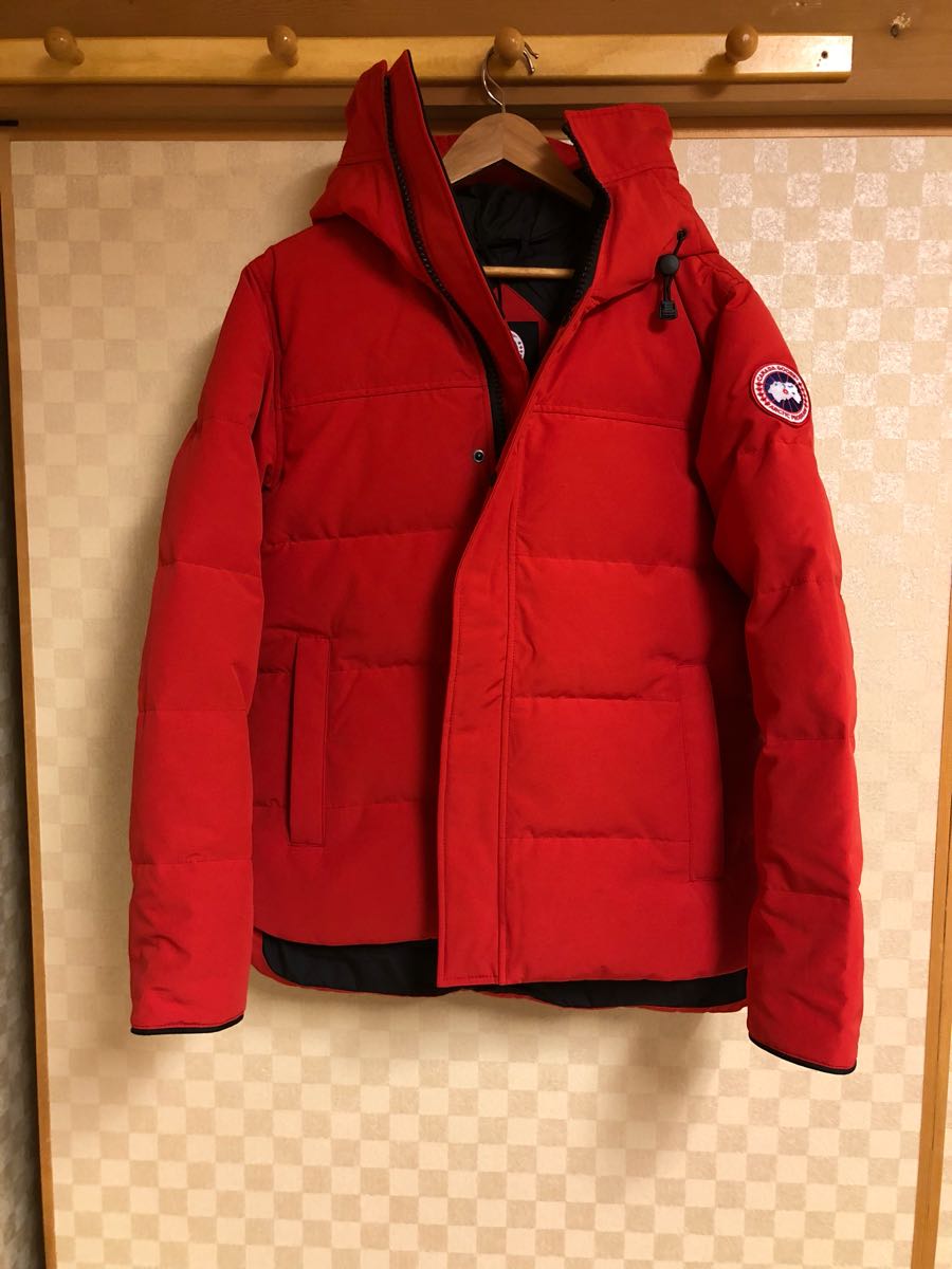 Canada Goose カナダグース Macmillian Parka マクミランパーカー ダウンジャケット メンズ ｍサイズ 試着のみ Red 赤 カナダグース 売買されたオークション情報 Yahooの商品情報をアーカイブ公開 オークファン Aucfan Com