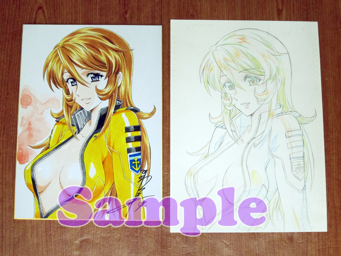 24時間限定出品 片励会 コミケ用色紙 宇宙戦艦ヤマト 森雪 原画付属 サイン 直筆画 売買されたオークション情報 Yahooの商品情報をアーカイブ公開 オークファン Aucfan Com