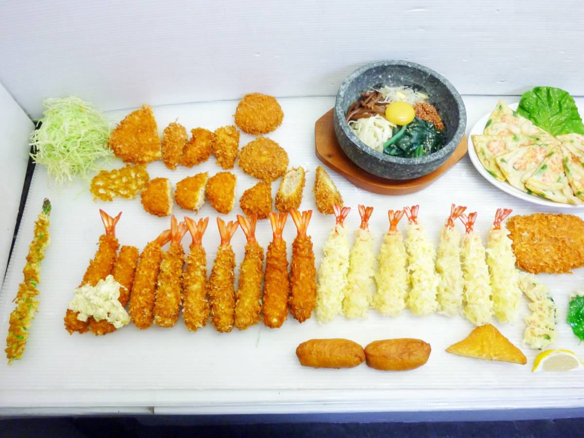 M0611 食品サンプル大量 かつ丼 ドリア エビフライ エビ天他 食品サンプル 売買されたオークション情報 Yahooの商品情報をアーカイブ公開 オークファン Aucfan Com