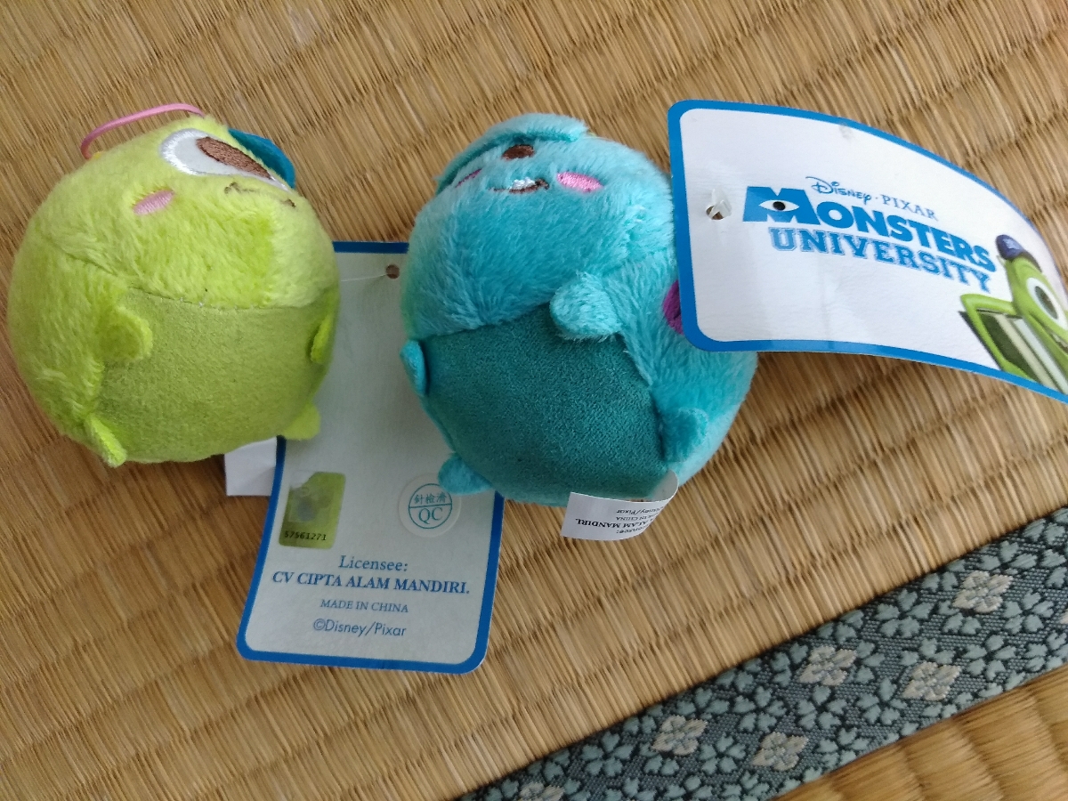 送0 ディズニー ツムツム ぬいぐるみ モンスターズインク サリー マイク タグ付 2点 非売品景品 ディズニー 売買されたオークション情報 Yahooの商品情報をアーカイブ公開 オークファン Aucfan Com