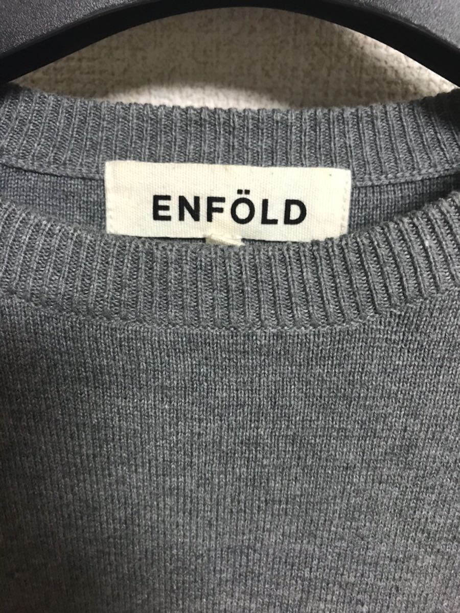 Enfold グレーニット Gray コットン シルク 新宿伊勢丹購入 トップス 売買されたオークション情報 Yahooの商品情報をアーカイブ公開 オークファン Aucfan Com