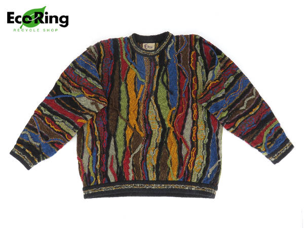 1円 クージー Coogi 幾何学模様 ランダムストライプ柄 メンズ ニット セーター トップス L Dk924 Lサイズ 売買されたオークション情報 Yahooの商品情報をアーカイブ公開 オークファン Aucfan Com