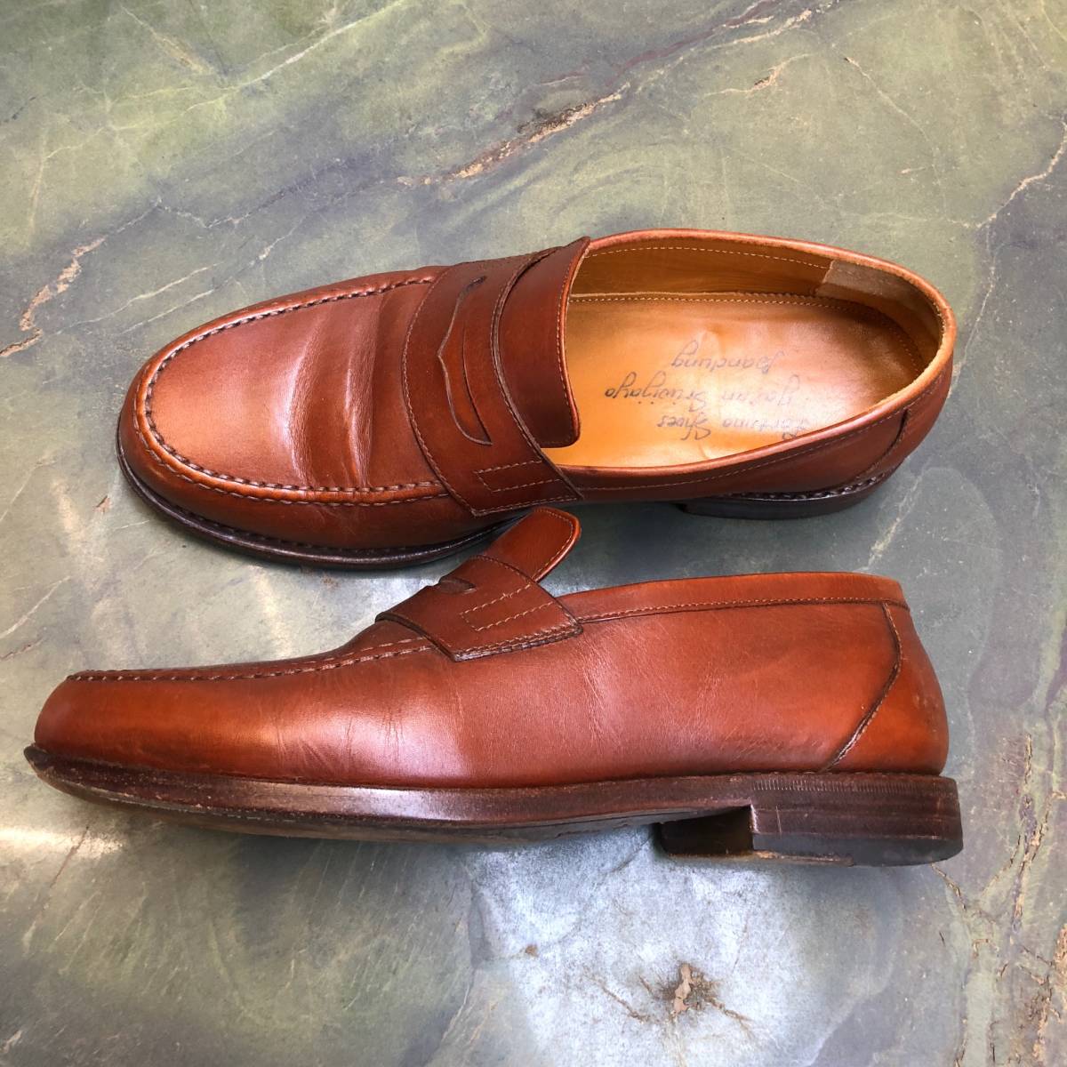 ジャランスリワヤ Jalan Sriwijaya ペニーローファー コインローファー 6 1 2 ブラウン 25 0cm 売買されたオークション情報 Yahooの商品情報をアーカイブ公開 オークファン Aucfan Com