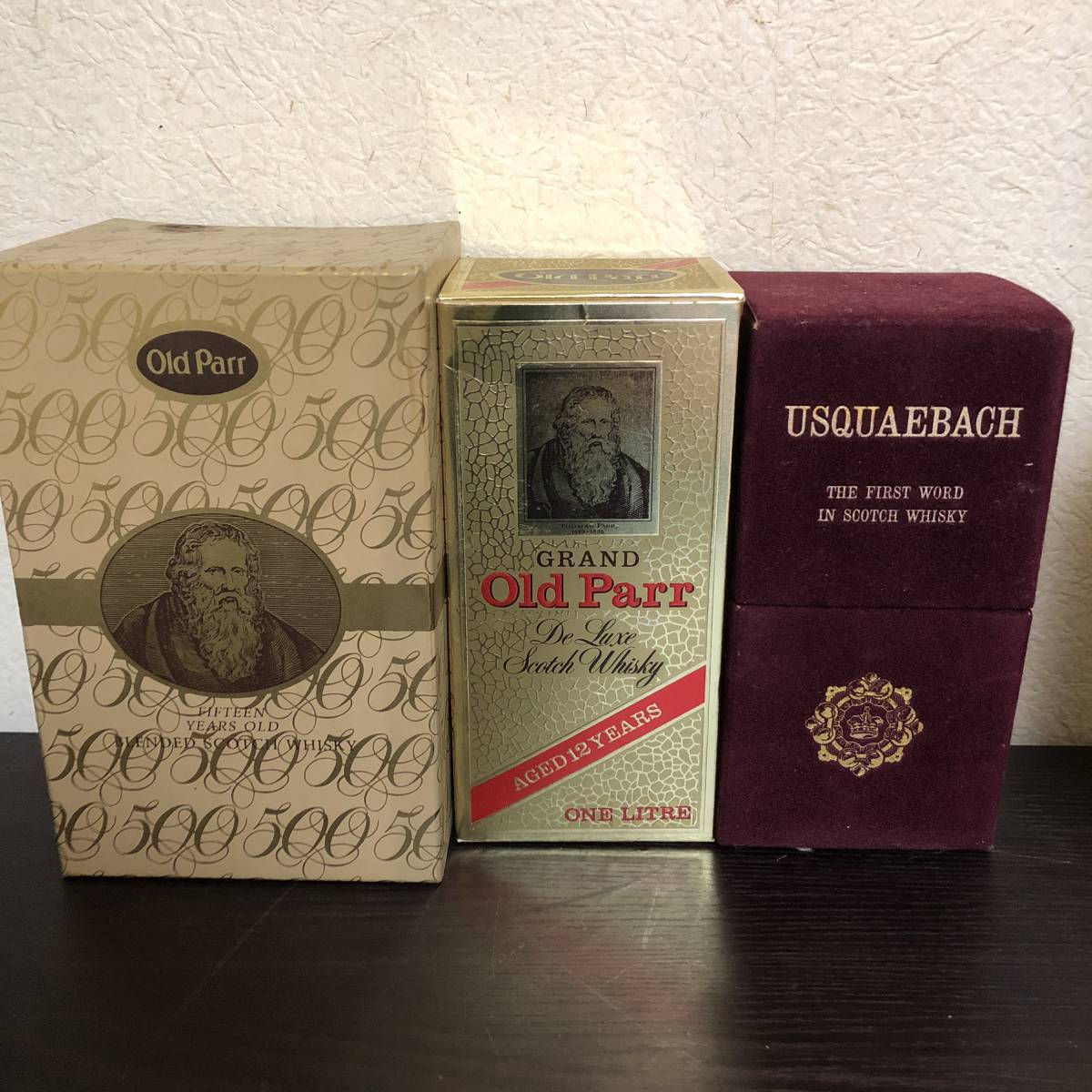 Old Parr オールドパー 15年 500周年記念ボトル 12年 Usquaebach 3本まとめ スコッチ 売買されたオークション情報 Yahooの商品情報をアーカイブ公開 オークファン Aucfan Com