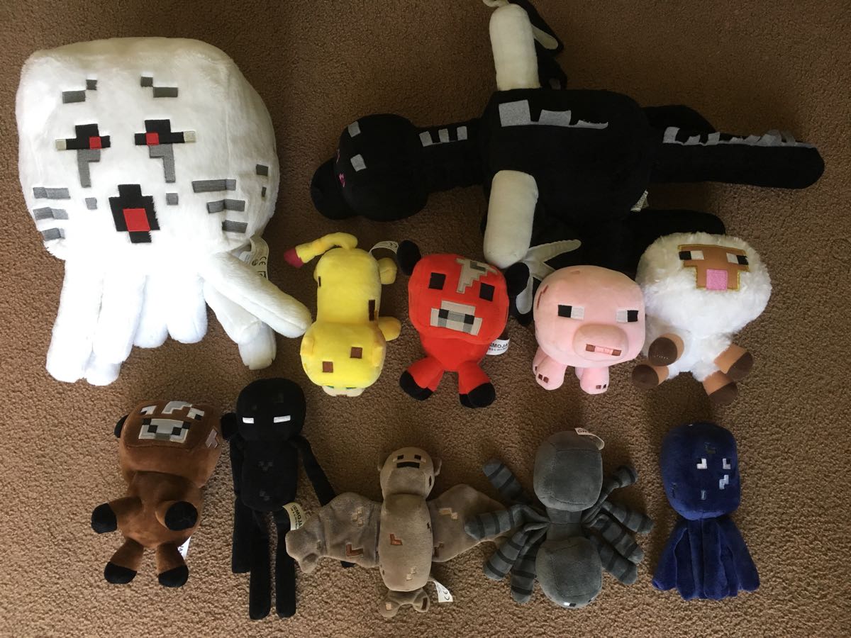 Minecraft マインクラフト エンダードラゴン ヒツジ ヤマネコ エンダーマン ブタ 30cmガスト 蜘蛛 コウモリ 11点まとめ売り キャラクター 売買されたオークション情報 Yahooの商品情報をアーカイブ公開 オークファン Aucfan Com