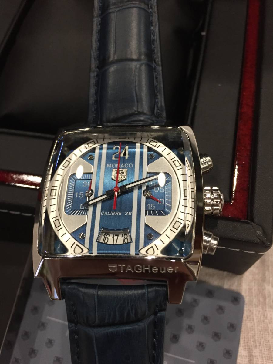 タグ ホイヤー モナコ 24 キャリバー36 クロノグラフ Ref Cal5111 Fc6299 Ss ステンレススチール 自動巻き モナコ 売買されたオークション情報 Yahooの商品情報をアーカイブ公開 オークファン Aucfan Com