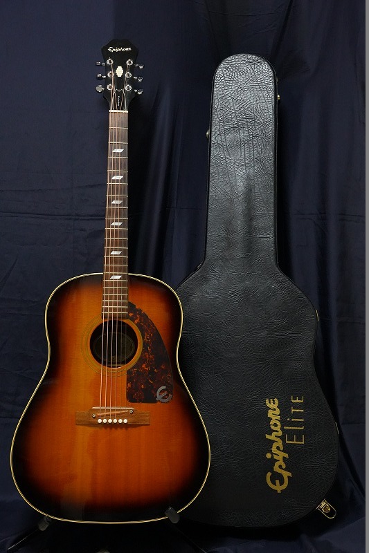 Epiphone Elite Texan テキサン エリート 純正ハードケース付レアな日本製 02年 寺田楽器製造品 最近発売された中国製の安物とは別格 エピフォン 売買されたオークション情報 Yahooの商品情報をアーカイブ公開 オークファン Aucfan Com