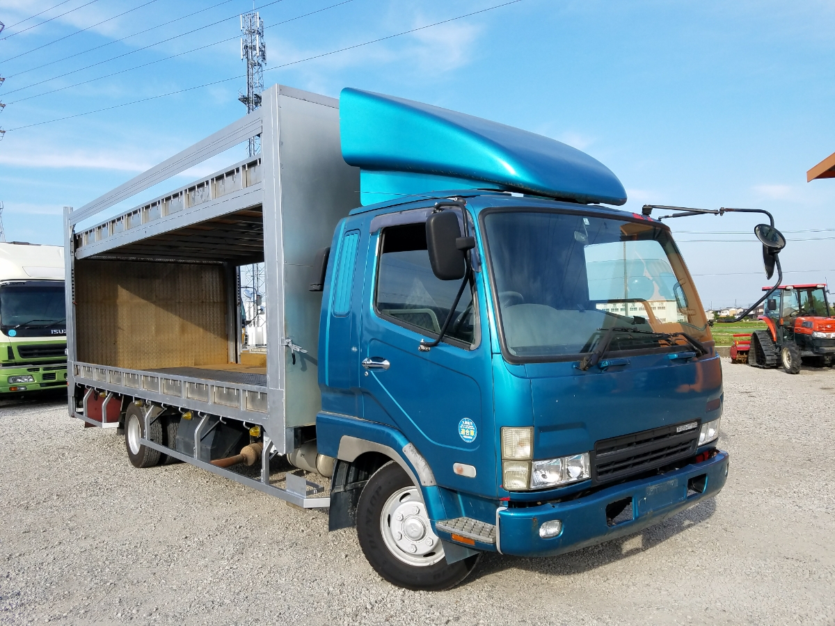 H 16年式 三菱 ファイター バイク運搬車 リアパワーゲート 2階部分パワーゲート ワイドボディ 美車 Nox Pm適合車 4tトラック 中型トラック 売買されたオークション情報 Yahooの商品情報をアーカイブ公開 オークファン Aucfan Com