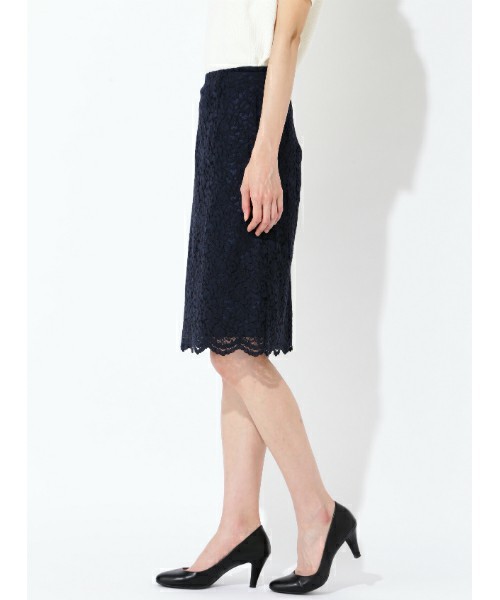 ナチュラルビューティーベーシック スカラレースタイトスカート ネイビー M タグ付 スカート 売買されたオークション情報 Yahooの商品情報をアーカイブ公開 オークファン Aucfan Com