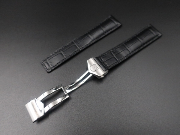 レザーベルト ブラック ラグ幅mm タグホイヤー Heuer等に 交換用 レザーバンド カレラ アクアレーサー モナコ 男性用 売買されたオークション情報 Yahooの商品情報をアーカイブ公開 オークファン Aucfan Com
