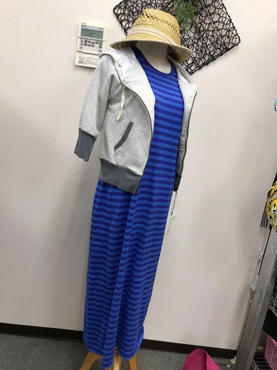 100円 マリン Marimekko マリメッコ マタニティ ボーダーマキシワンピース 半袖 ワンピース 売買されたオークション情報 Yahooの商品情報をアーカイブ公開 オークファン Aucfan Com