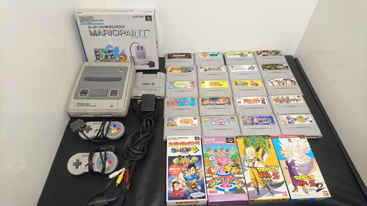 Sfc 本体 ソフト23本セット スーファミ レトロゲーム 任天堂 マリオ 超魔界村 ストリートファイター マリオ ボンバーマン ドラゴンボール 本体 アクセサリー 売買されたオークション情報 Yahooの商品情報をアーカイブ公開 オークファン Aucfan Com