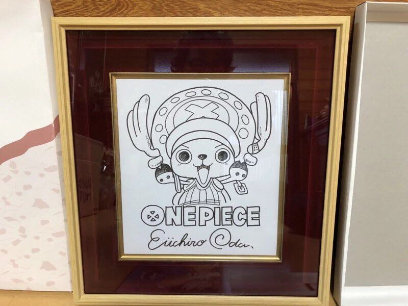 ワンピース 尾田栄一郎 直筆サイン色紙チョッパー本物証明書付き サイン 直筆画 売買されたオークション情報 Yahooの商品情報をアーカイブ公開 オークファン Aucfan Com