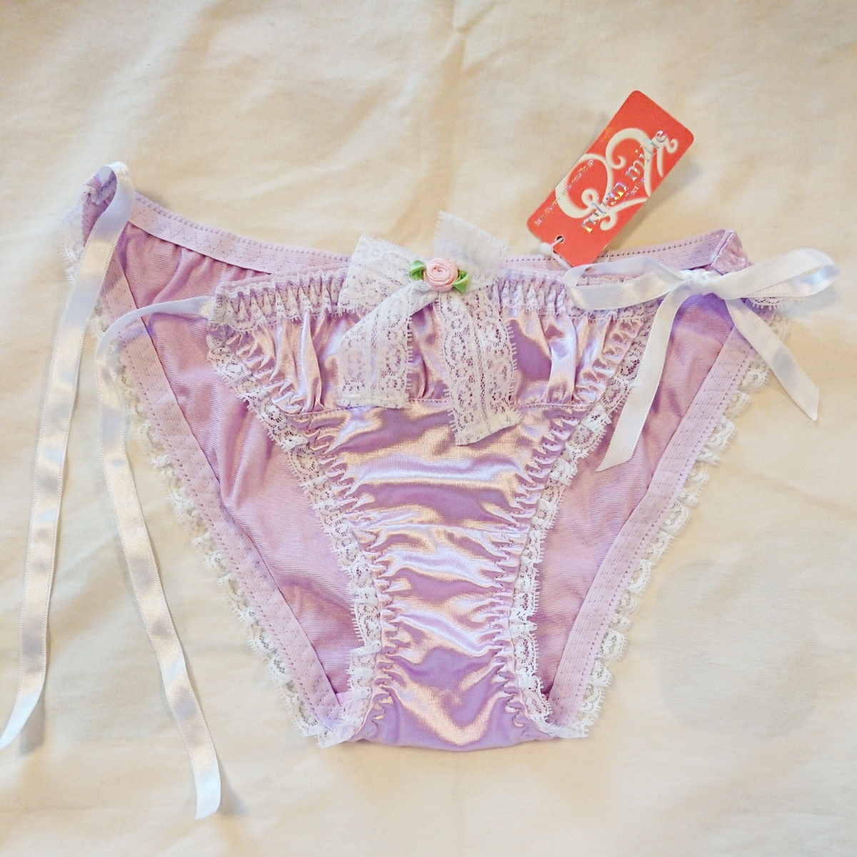 タグ付 Rolian Mille ロリアンミル 光沢 キラキラ テカテカ サテン セクシー 紐 かわいい レース 薔薇 ビキニ パンティ Mサイズ スタンダード 売買されたオークション情報 Yahooの商品情報をアーカイブ公開 オークファン Aucfan Com