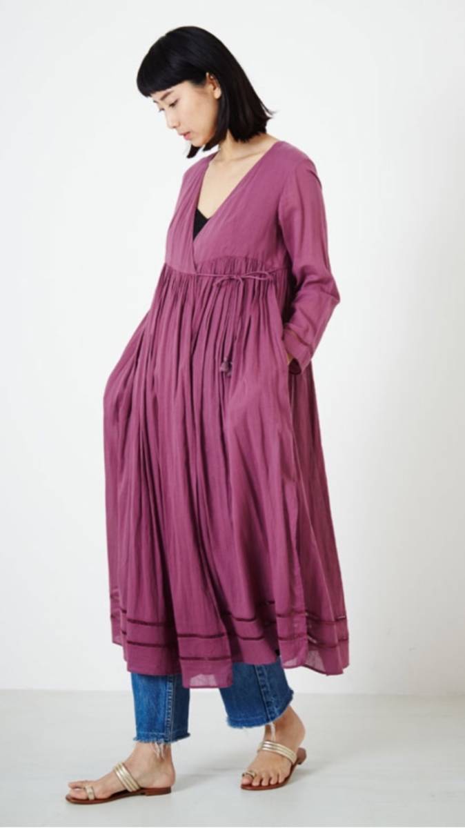 ヌキテパ Ne Quittez Pas 18 ガウン ワンピース 雑誌掲載 Mサイズ 売買されたオークション情報 Yahooの商品情報をアーカイブ公開 オークファン Aucfan Com