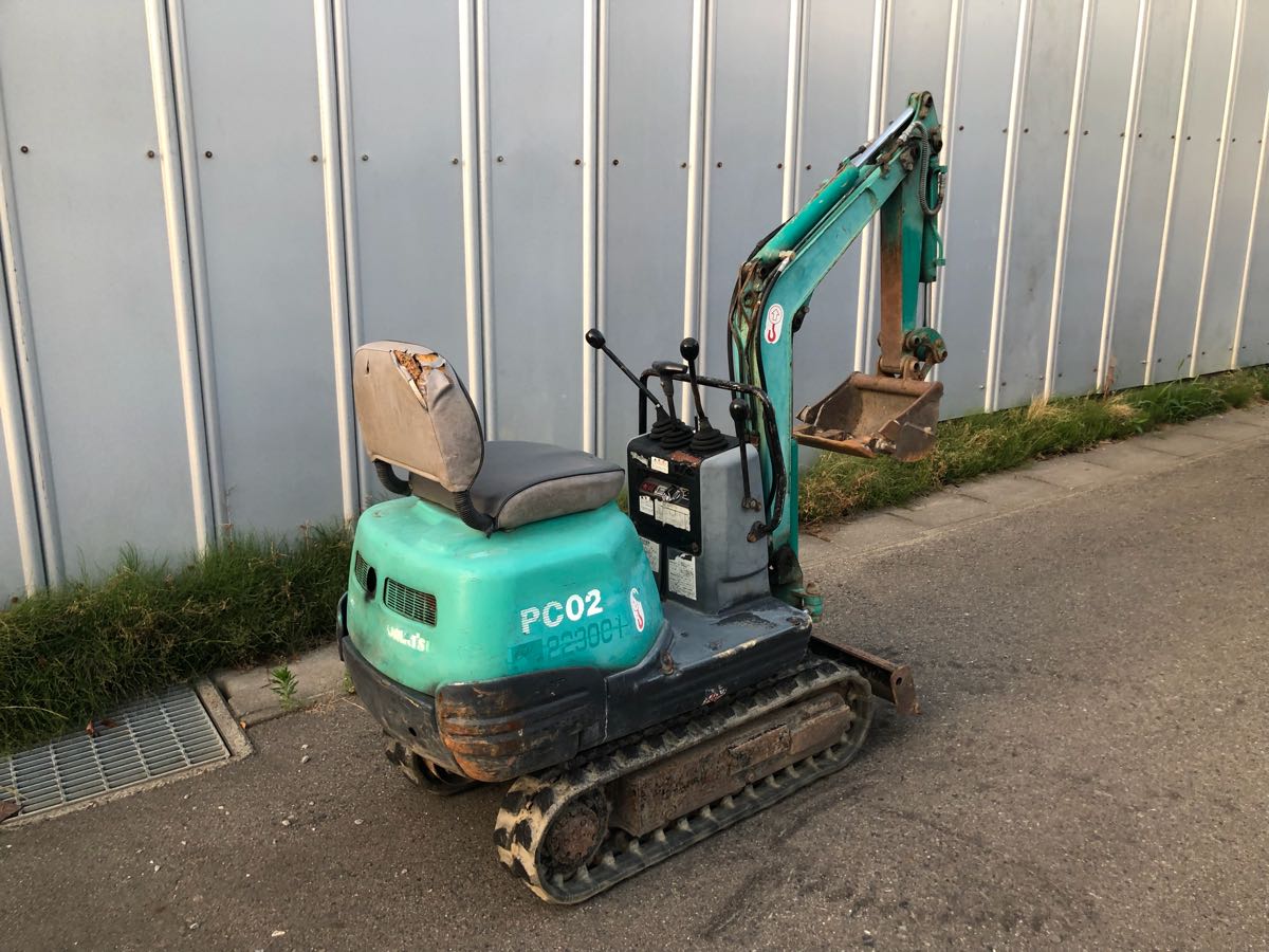 コマツ ミニミニユンボ PC02(建設機械、重機)|売買されたオークション情報、yahooの商品情報をアーカイブ公開 - オークファン ...