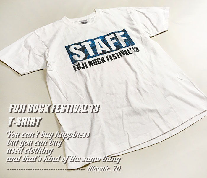 Fuji Rock Festival 13 フジロック 13 Beams 半袖tシャツ スタッフtシャツ L Printstar Tシャツ 売買されたオークション情報 Yahooの商品情報をアーカイブ公開 オークファン Aucfan Com