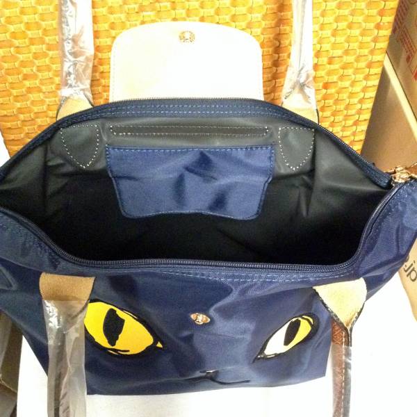 ロンシャン トートバッグ Longchamp ミャオ 猫 ネイビー 2605 Sサイズ ロンシャン 売買されたオークション情報 Yahooの商品情報をアーカイブ公開 オークファン Aucfan Com