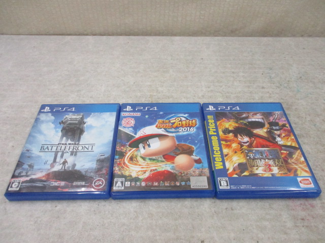 Ps4 ソフト 実況パワフルプロ野球 16 ワンピース 海賊無双 スターウォーズ バトルフロント セット Ps4ソフト 売買されたオークション情報 Yahooの商品情報をアーカイブ公開 オークファン Aucfan Com