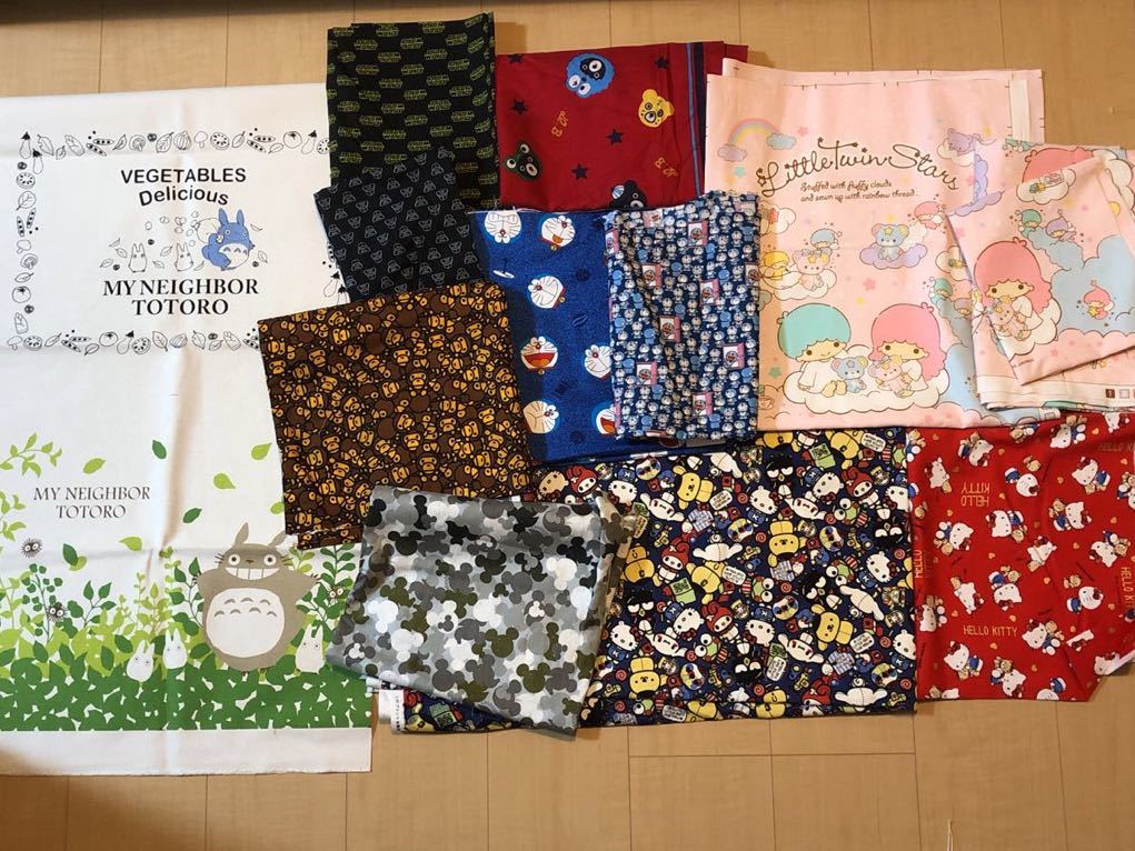 2018 福袋 キャラクター生地 キティ ドラえもん スターウォーズ他 キャラクター 売買されたオークション情報 Yahooの商品情報をアーカイブ公開 オークファン Aucfan Com