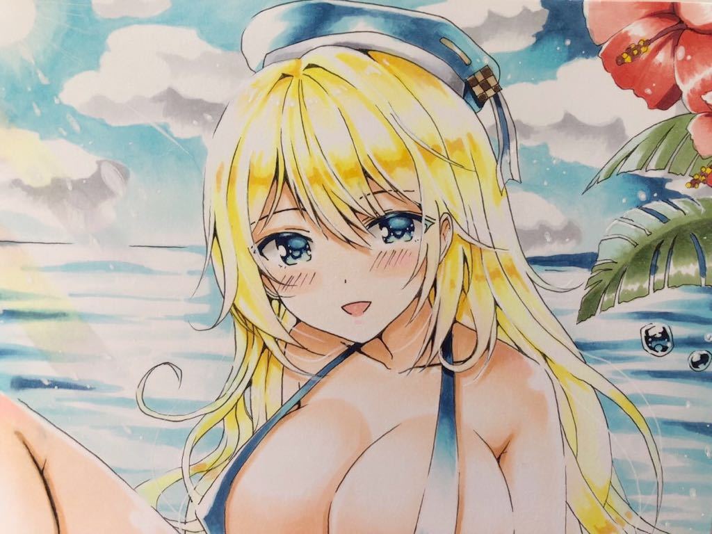 同人手描きイラスト 艦これ 愛宕 ビキニ B5 手描きイラスト 売買されたオークション情報 Yahooの商品情報をアーカイブ公開 オークファン Aucfan Com
