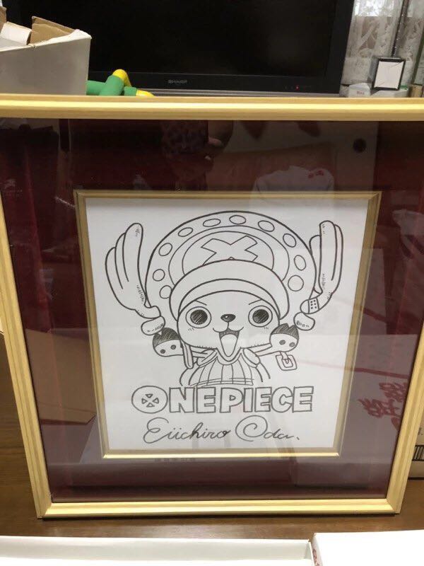 ワンピース 尾田栄一郎 直筆サイン色紙チョッパー本物証明書付き サイン 直筆画 売買されたオークション情報 Yahooの商品情報をアーカイブ公開 オークファン Aucfan Com