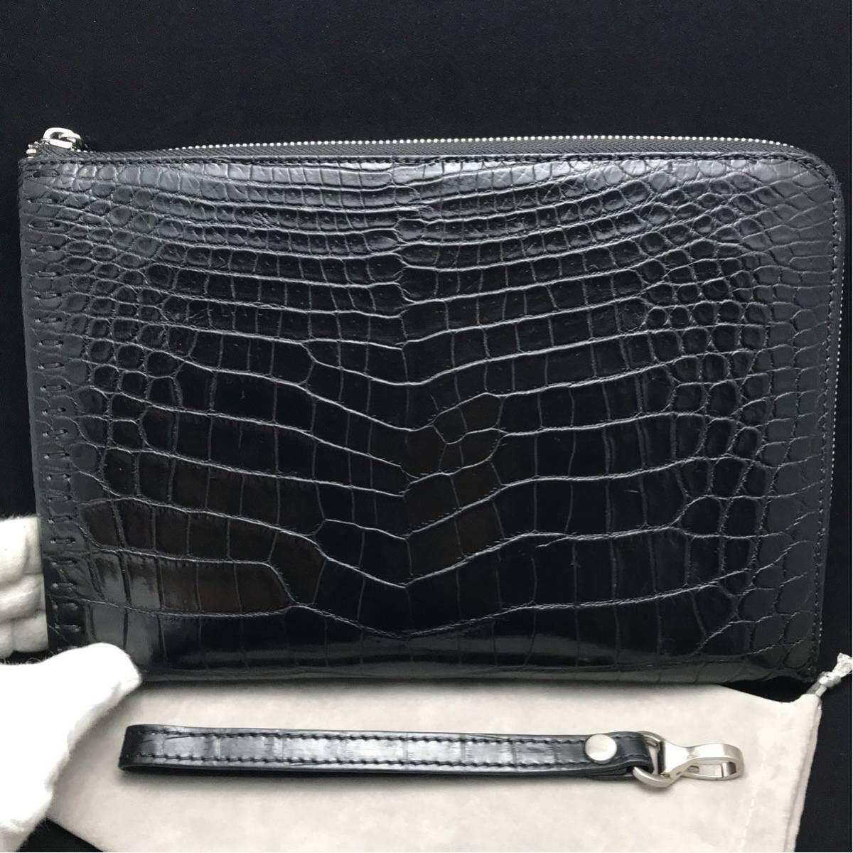 1000 定価18万超 クロコダイル クラッチバッグ バッグパック 総本革 セカンドバック ワニ革 最落なし 男女兼用 限定1点 一枚革 セカンドバッグ 売買されたオークション情報 Yahooの商品情報をアーカイブ公開 オークファン Aucfan Com