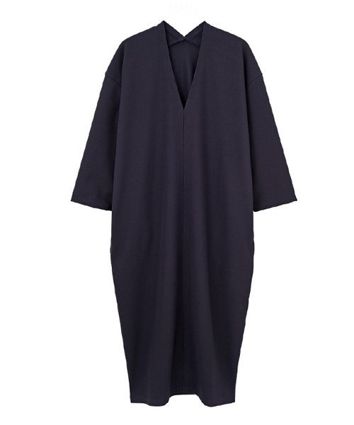 Style Deli スタイル デリ 7分袖 サマーリラックス Vネック ワンピース 01 Navy Very7月号 Oggi7月号掲載 Mサイズ 売買されたオークション情報 Yahooの商品情報をアーカイブ公開 オークファン Aucfan Com