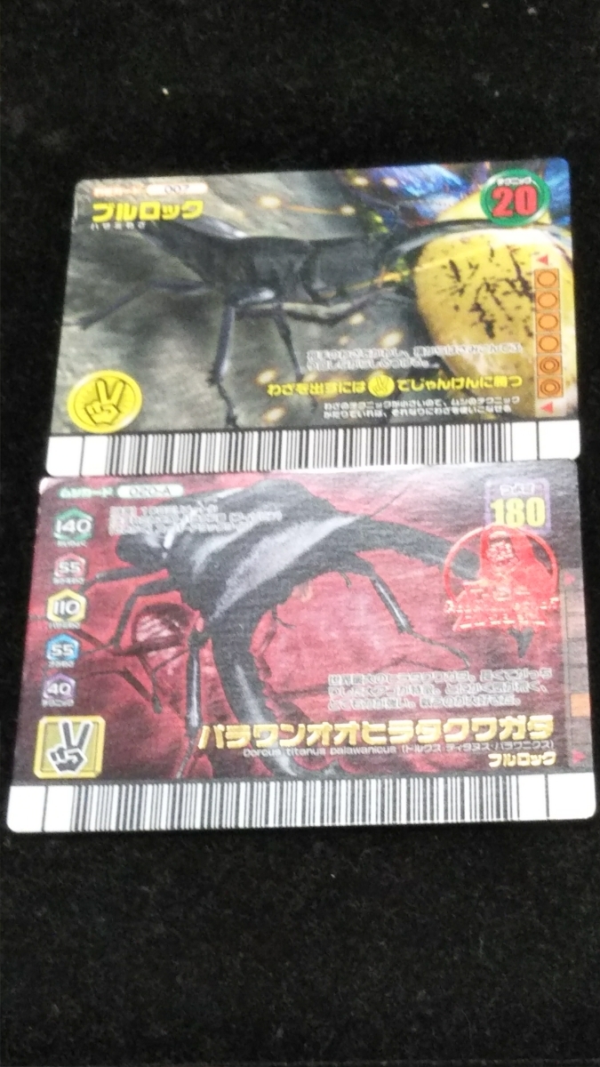 07db アダー パラワンオオヒラタクワガタ ムシキング オマケ ブルロック トレーディングカードゲーム 売買されたオークション情報 Yahooの商品情報をアーカイブ公開 オークファン Aucfan Com