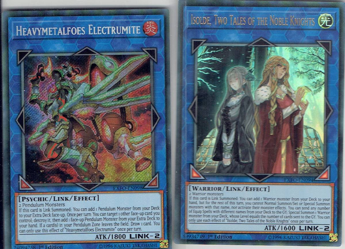 遊戯王 英語版 聖騎士の追想イゾルデ ヘビーメタルフォーゼ エレクトラム セット めとめ 英語版 売買されたオークション情報 Yahooの商品情報をアーカイブ公開 オークファン Aucfan Com