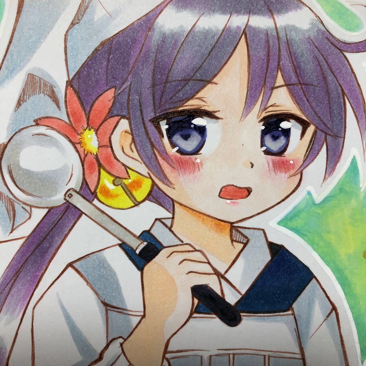 艦これ 曙 割烹着 難ありイラスト 手描きイラスト 売買されたオークション情報 Yahooの商品情報をアーカイブ公開 オークファン Aucfan Com